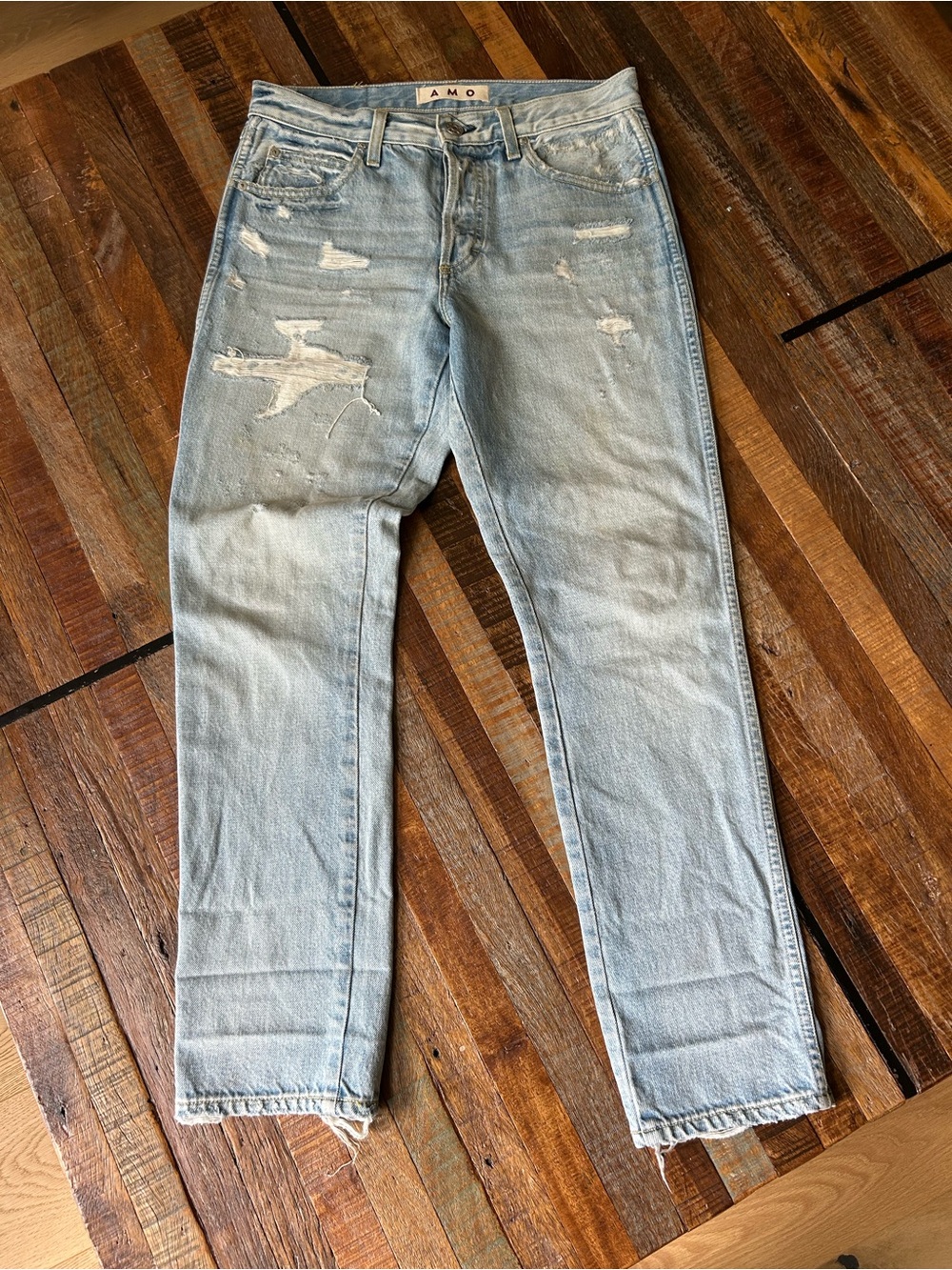 AMO DENIM. Tomboy Jeans-Vintage Destroy